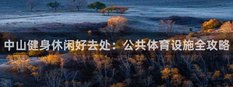 意昂体育3：中山健身休闲好去处：公共体育设施全攻略