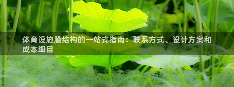 意昂体育3软件：体育设施膜结构的一站式指南：联系方式