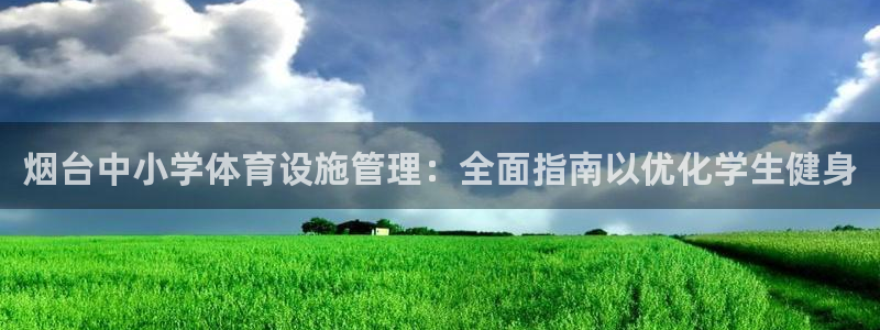 注册意昂3：烟台中小学体育设施管理：全面指南以优化学