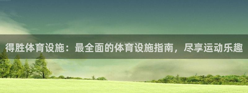 意昂3新能源：得胜体育设施：最全面的体育设施指南，尽