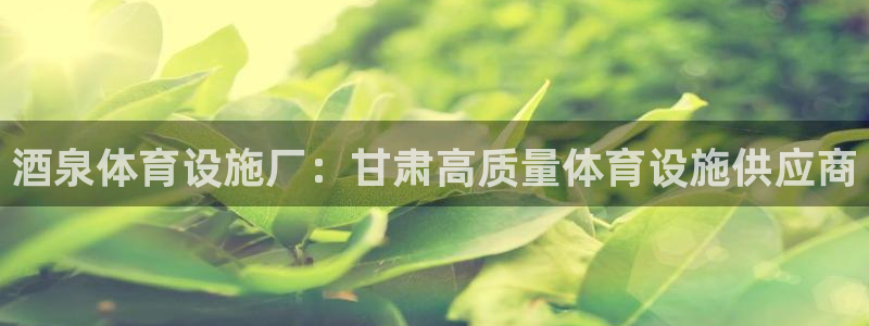 意昂体育3软件：酒泉体育设施厂：甘肃高质量体育设施供