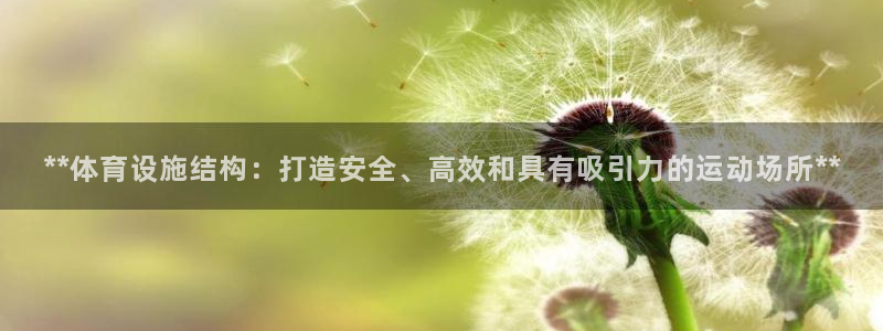 意昂3娱乐40996：**体育设施结构：打造安全、高