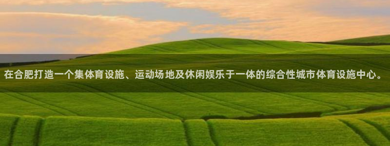 意昂3集团官网首页：在合肥打造一个集体育设施、运动场地及休闲